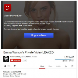 Facebook prevara: Lažni privatni video Eme Votson krije trojance